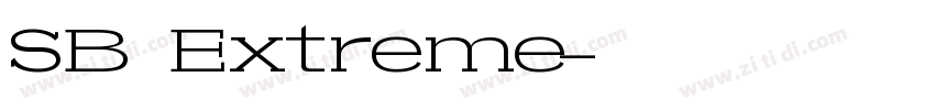 SB Extreme字体转换